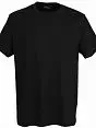 Хлопковый комплект трикотажных футболок без боковых швов черного цвета (2шт) Gotzburg FM-741274-799 распродажа